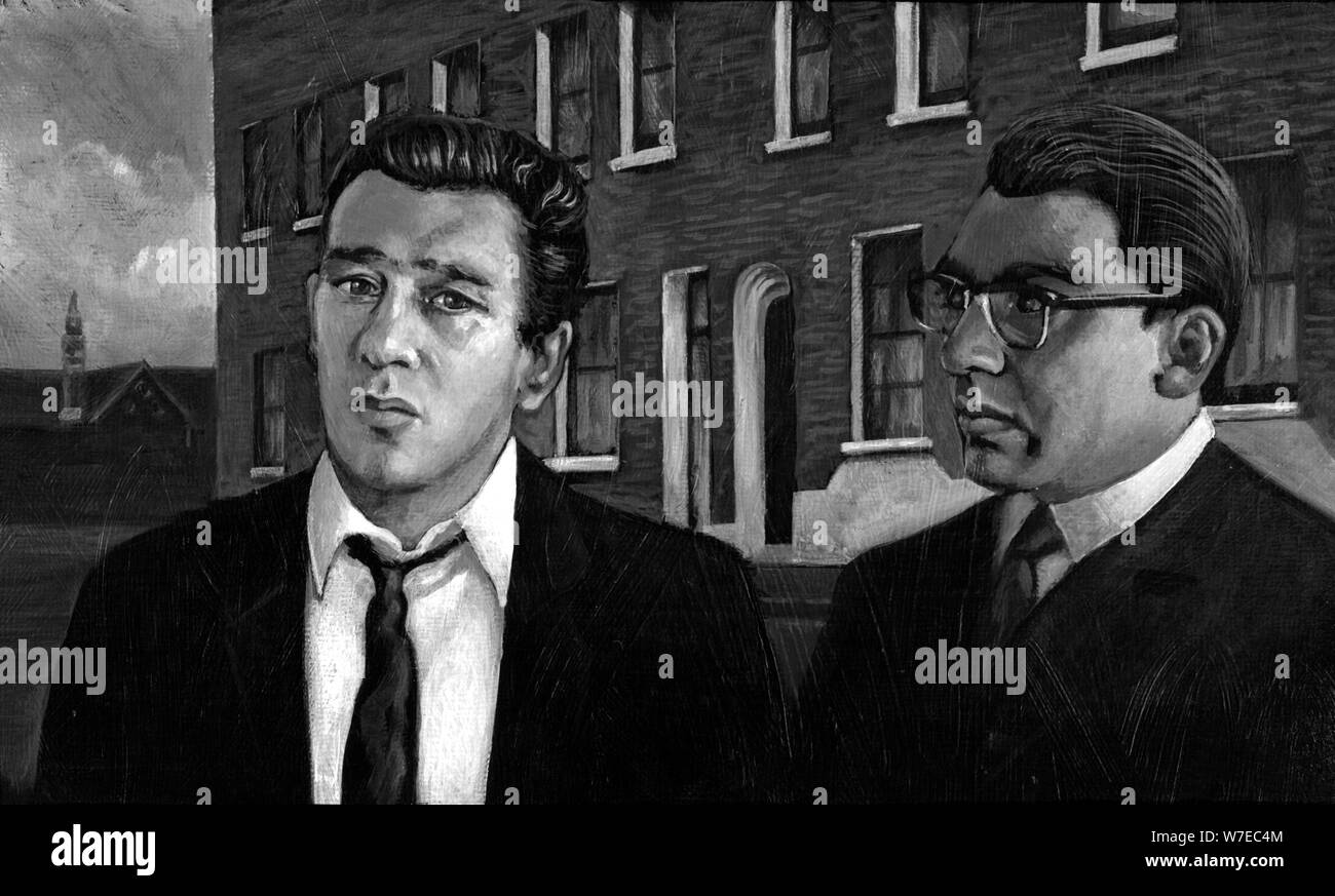 Les Jumeaux Kray, 1966, (2013). Artiste : Karen Humpage Banque D'Images