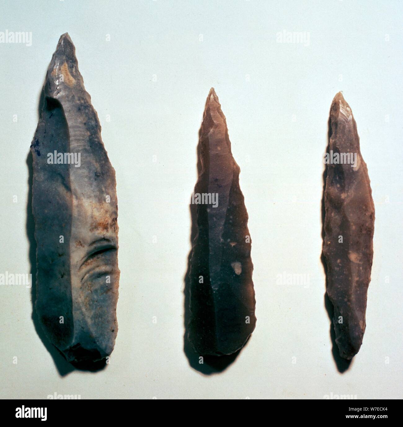 Microlithes Mesolithic tool Banque de photographies et d’images à haute résolution ...