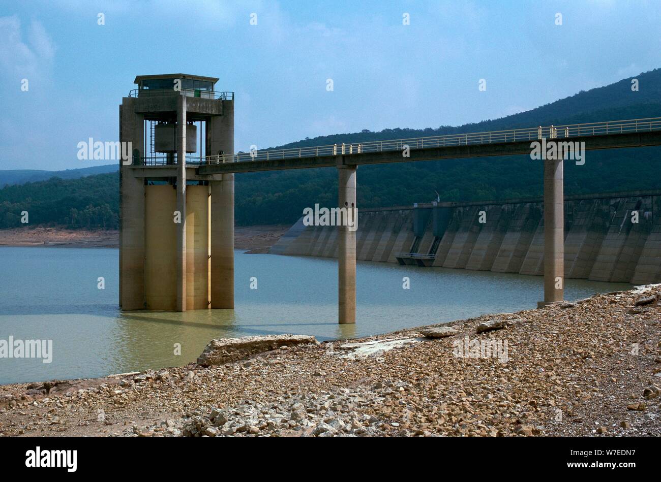 Près du réservoir d'Ain Draham. Banque D'Images