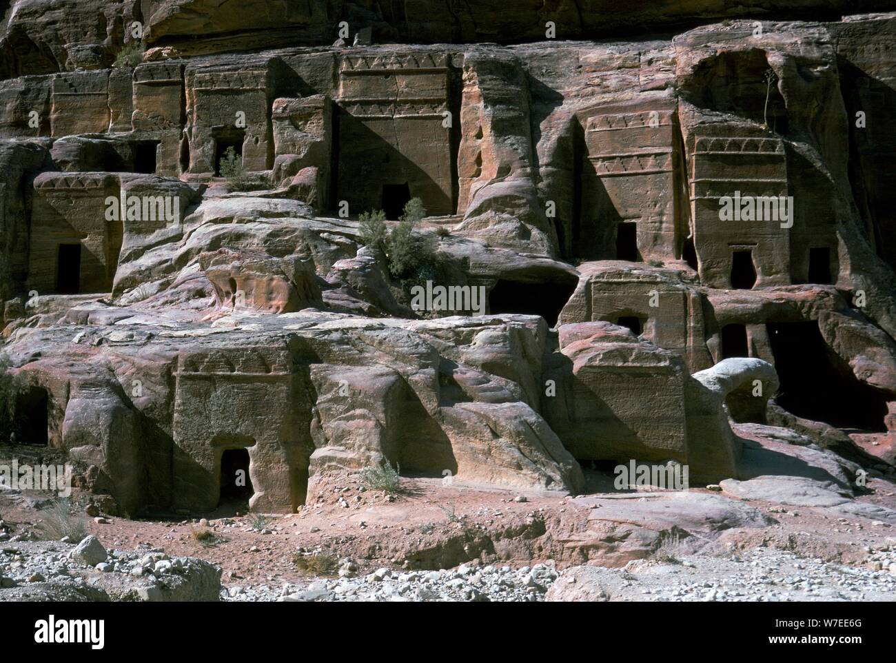 Monuments nabatéens. Artiste : Inconnu Banque D'Images