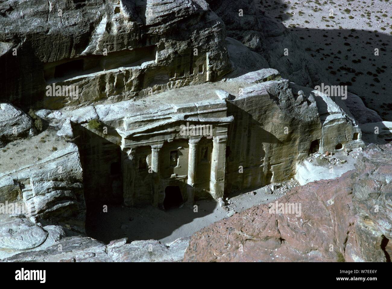 Soldat romain tombe à Petra, 1er siècle. Artiste : Inconnu Banque D'Images