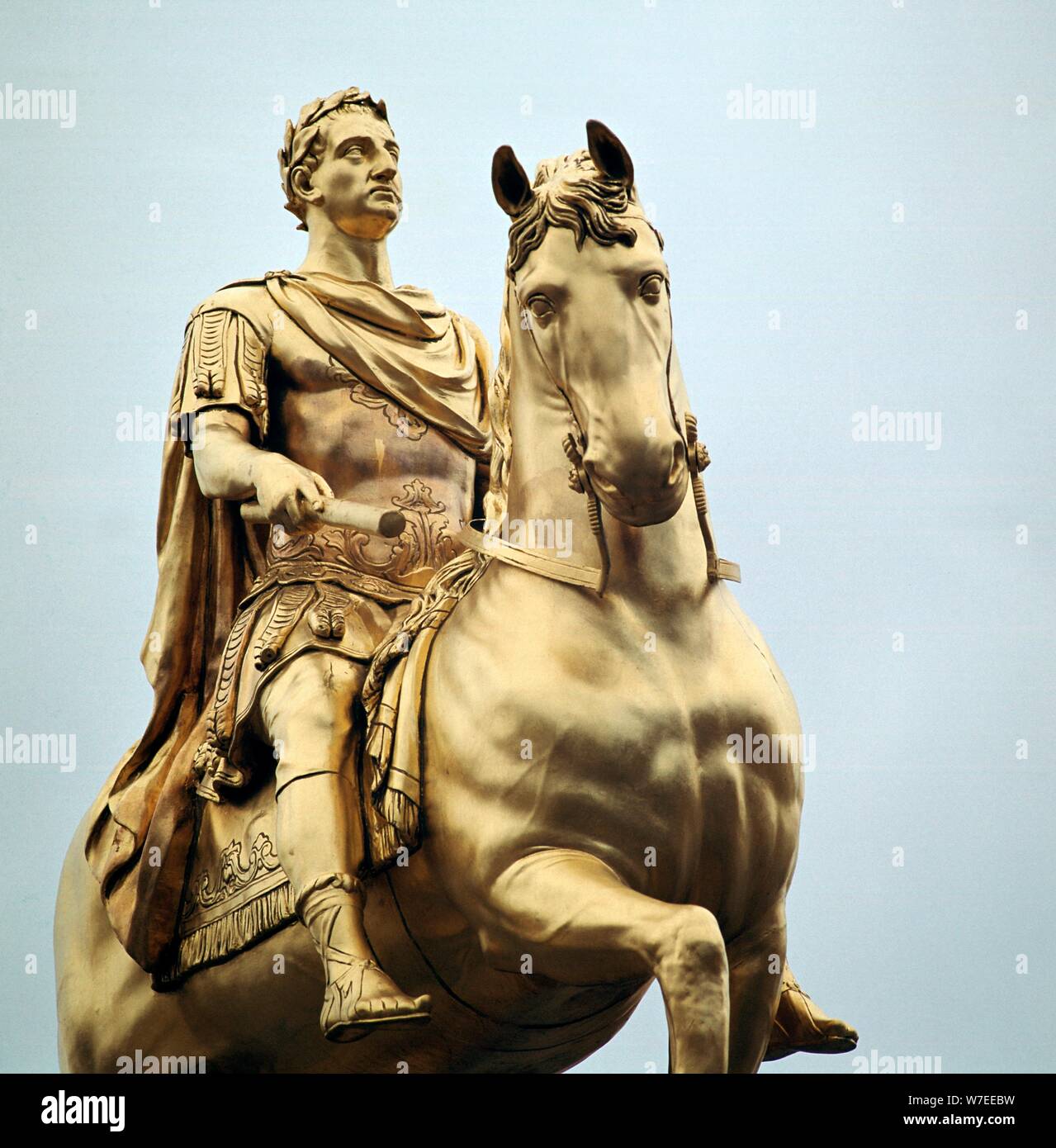 Statue équestre du roi William III, 18e siècle. Artiste : Peter Scheemakers Banque D'Images