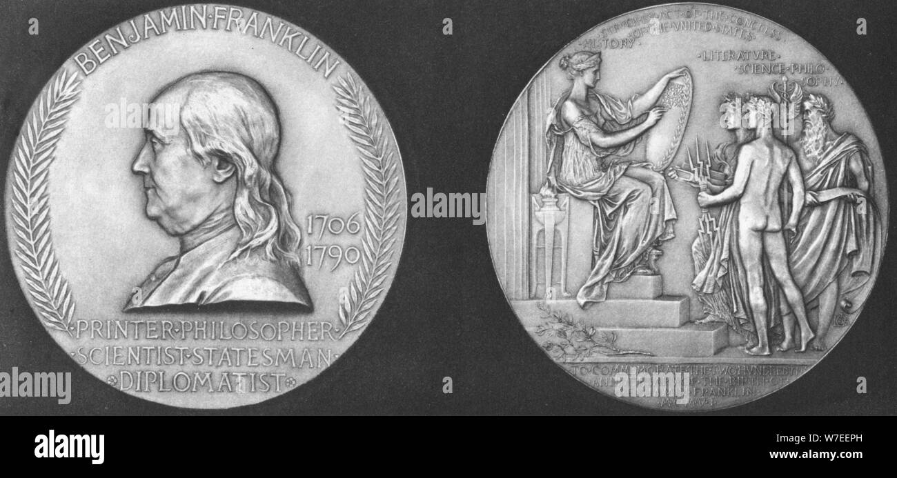 Benjamin franklin medal Banque de photographies et d’images à haute ...