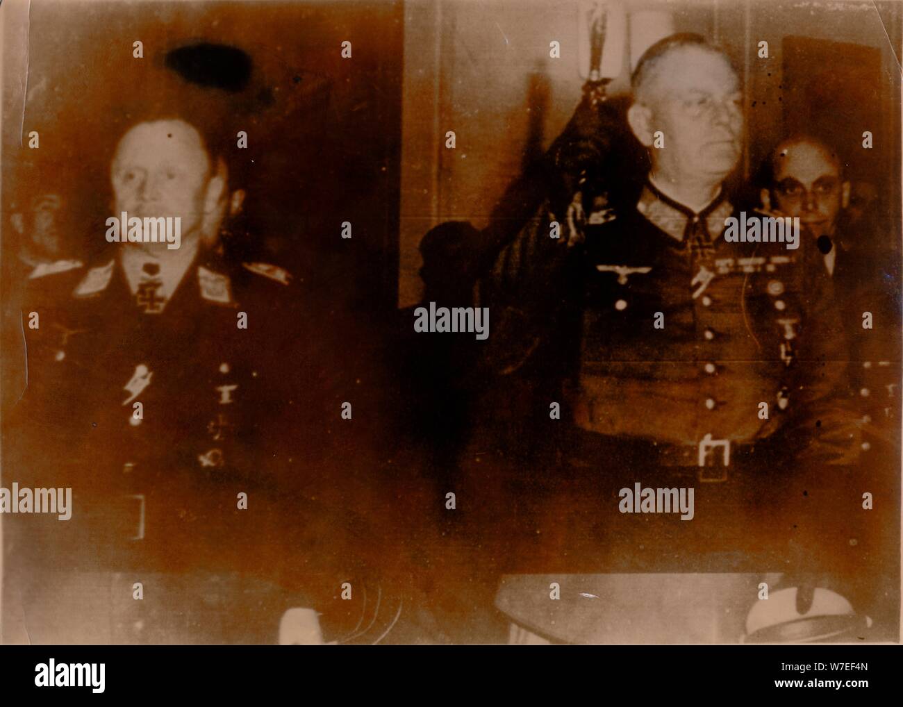 Reddition sans condition des forces armées allemandes, Reims, France, la seconde guerre mondiale, le 7 mai 1945. Artiste : Inconnu Banque D'Images