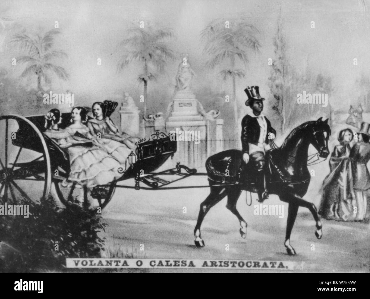 Transport de chevaux et de l'aristocratie, c1910. Artiste : Inconnu Banque D'Images