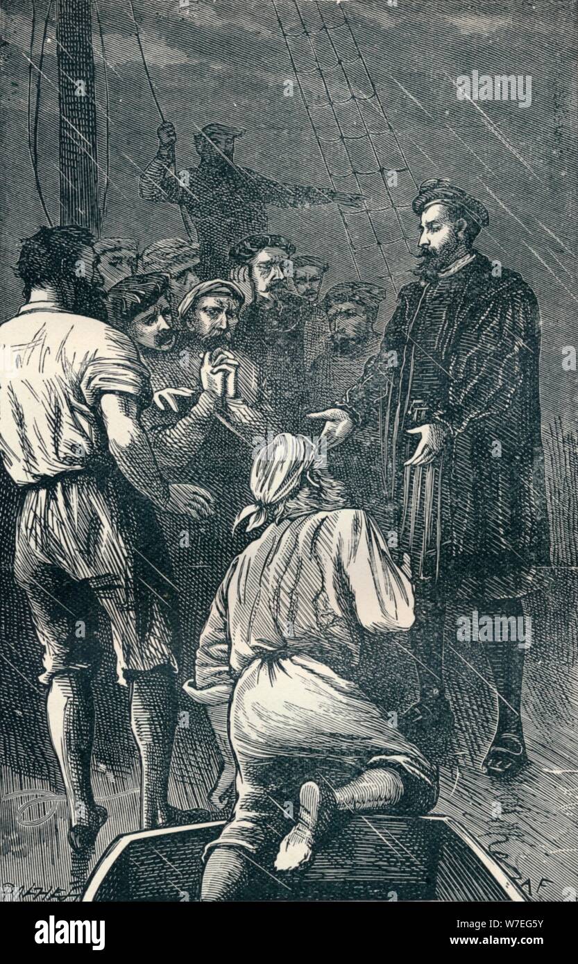 Vasco da Gama refuse de s'en retourne, 1904 Artiste : Inconnu. Banque D'Images