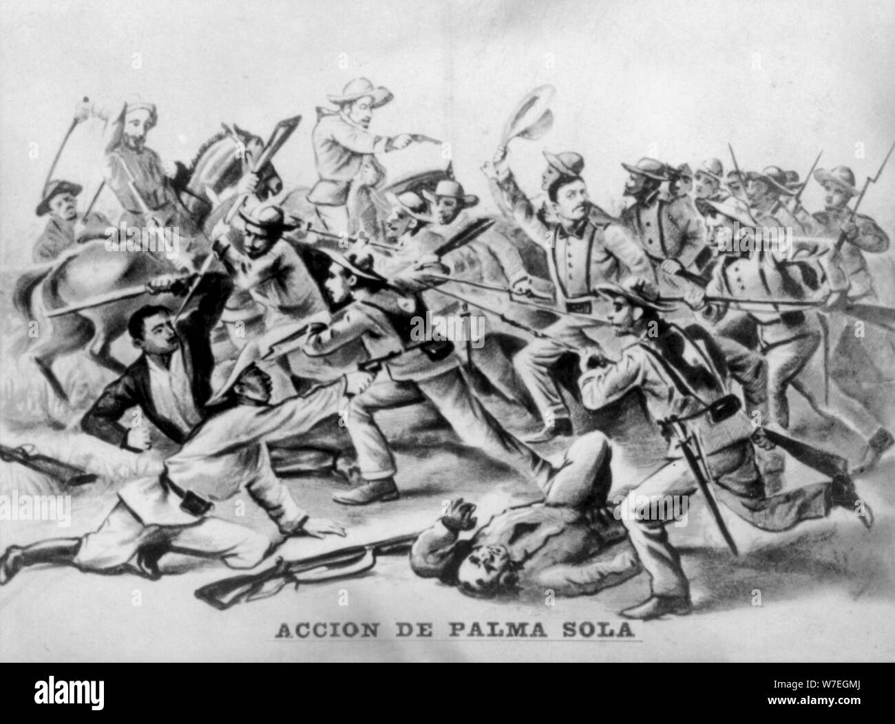 De l'Action unique à las Palmas, (1875), années 1920. Artiste : Inconnu Banque D'Images