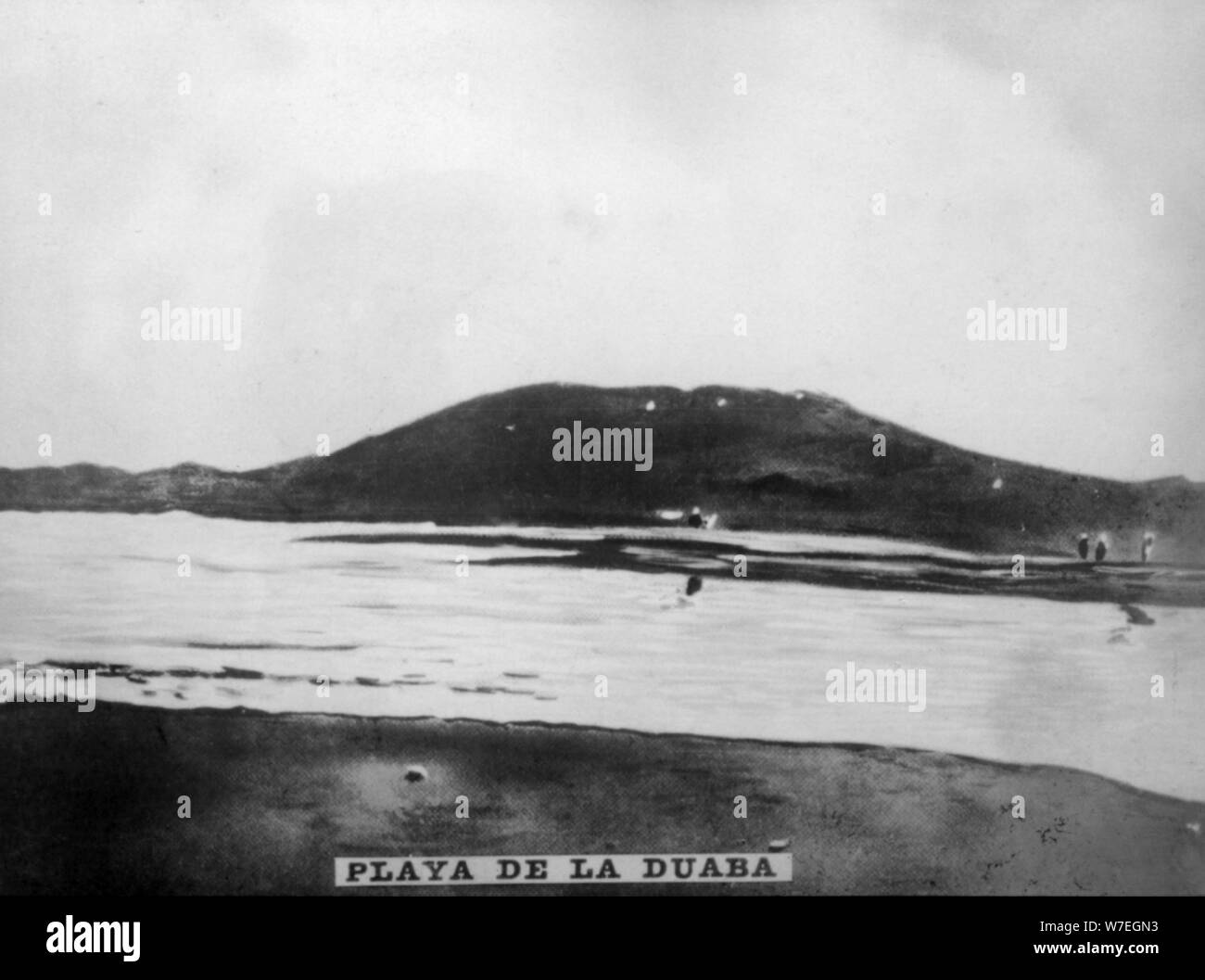 Duaba beach, (1890), années 1920. Artiste : Inconnu Banque D'Images