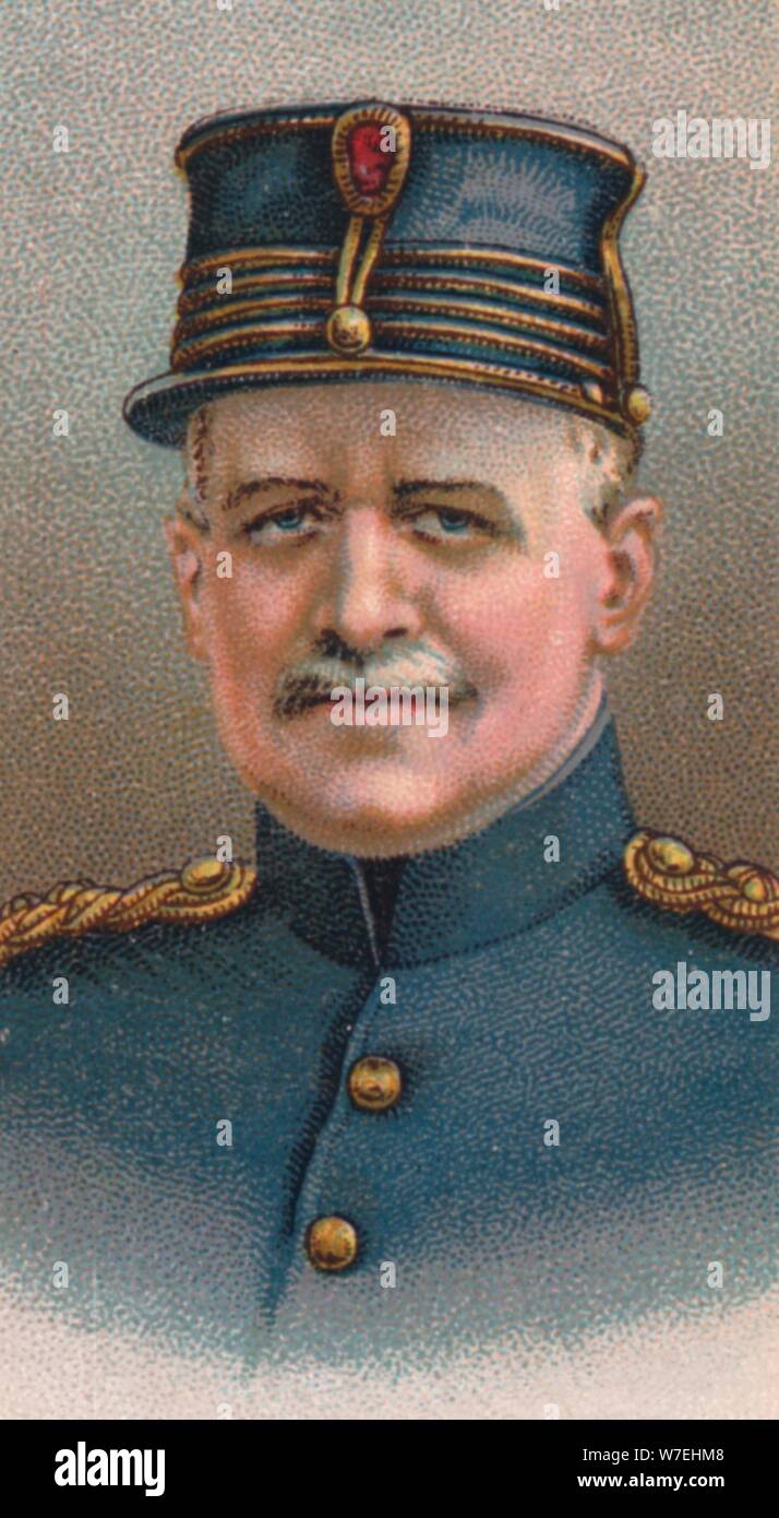 Le lieutenant-général Félix Maximilien Eugène Wielemans (1863-1917), chef d'état-major, 1917. Artiste : Inconnu Banque D'Images