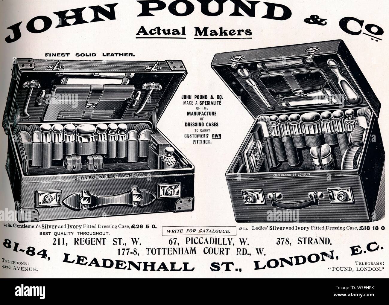 John Pound & Co., 1906. Artiste : Inconnu Banque D'Images