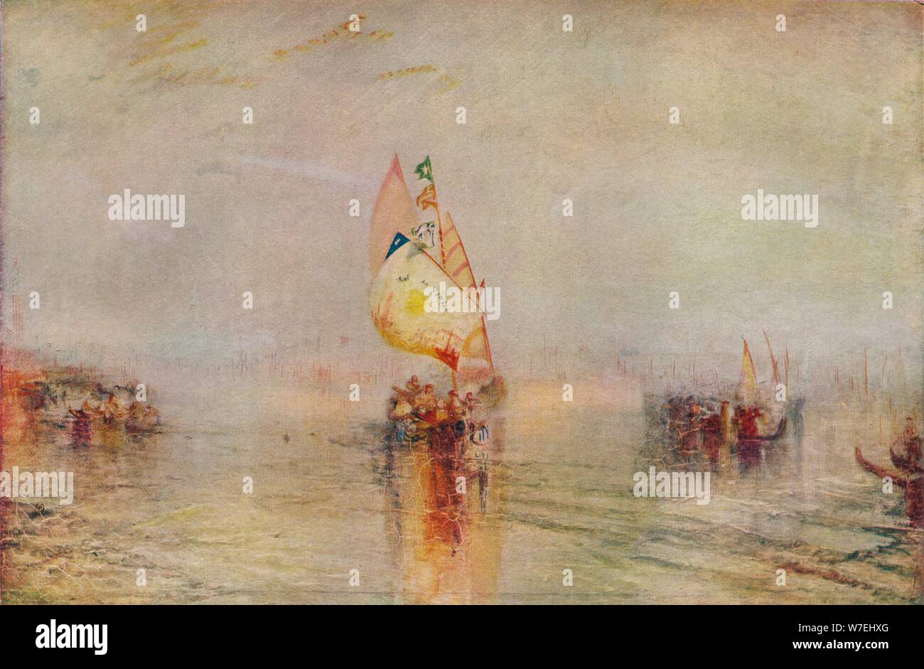 Le Soleil de Venise Aller à la mer, 1843, (1937) Artiste : JMW Turner Banque D'Images