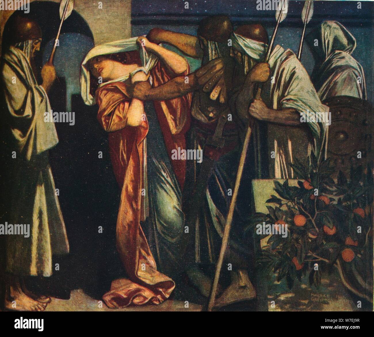 La Sulamite, c1882-1924, (1924). Artiste : Maurice Greiffenhagen Banque D'Images