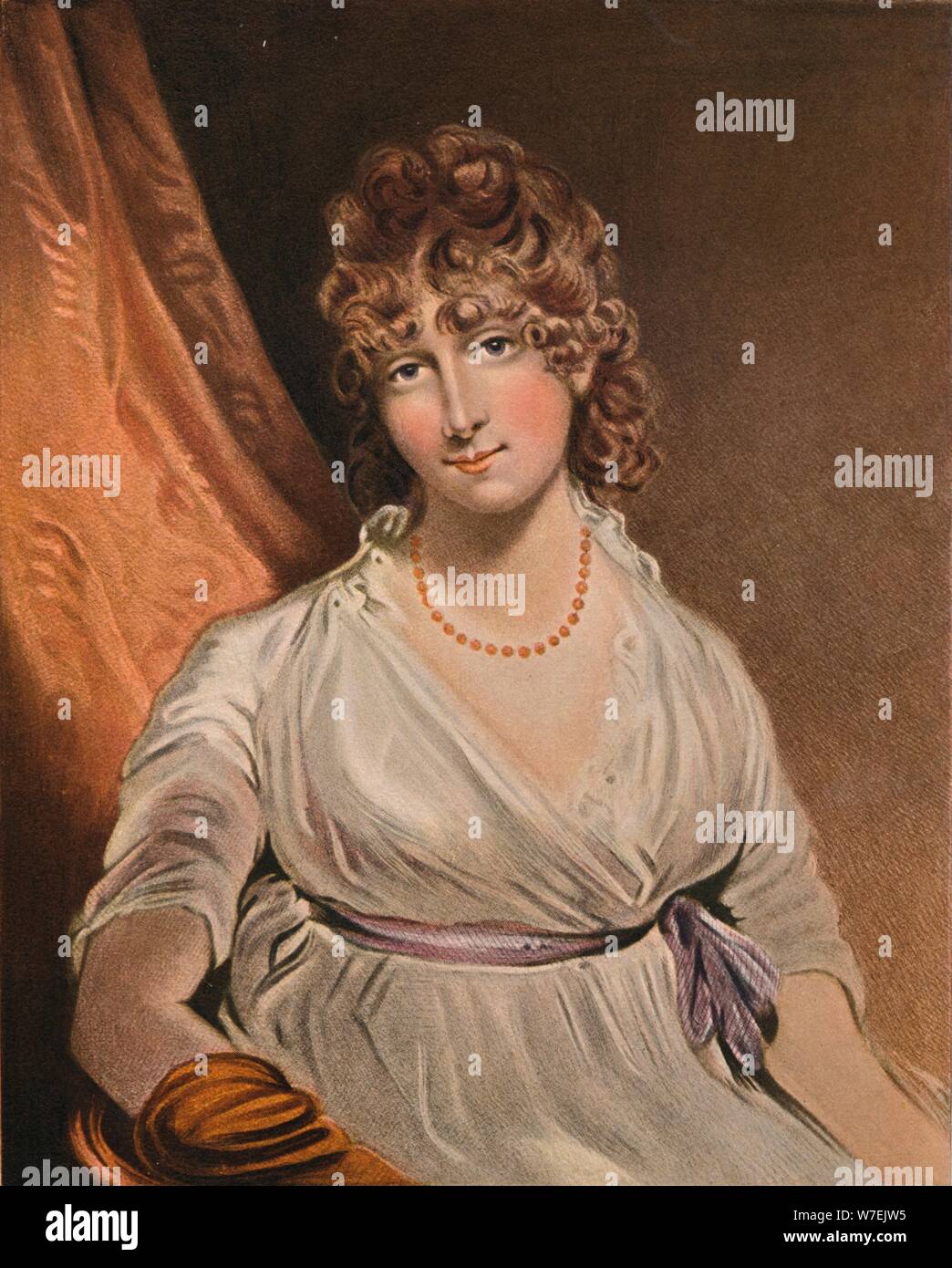 L'Honorable Mme Bouverie, 18ème siècle, (1902). Artiste : John Raphael Smith Banque D'Images