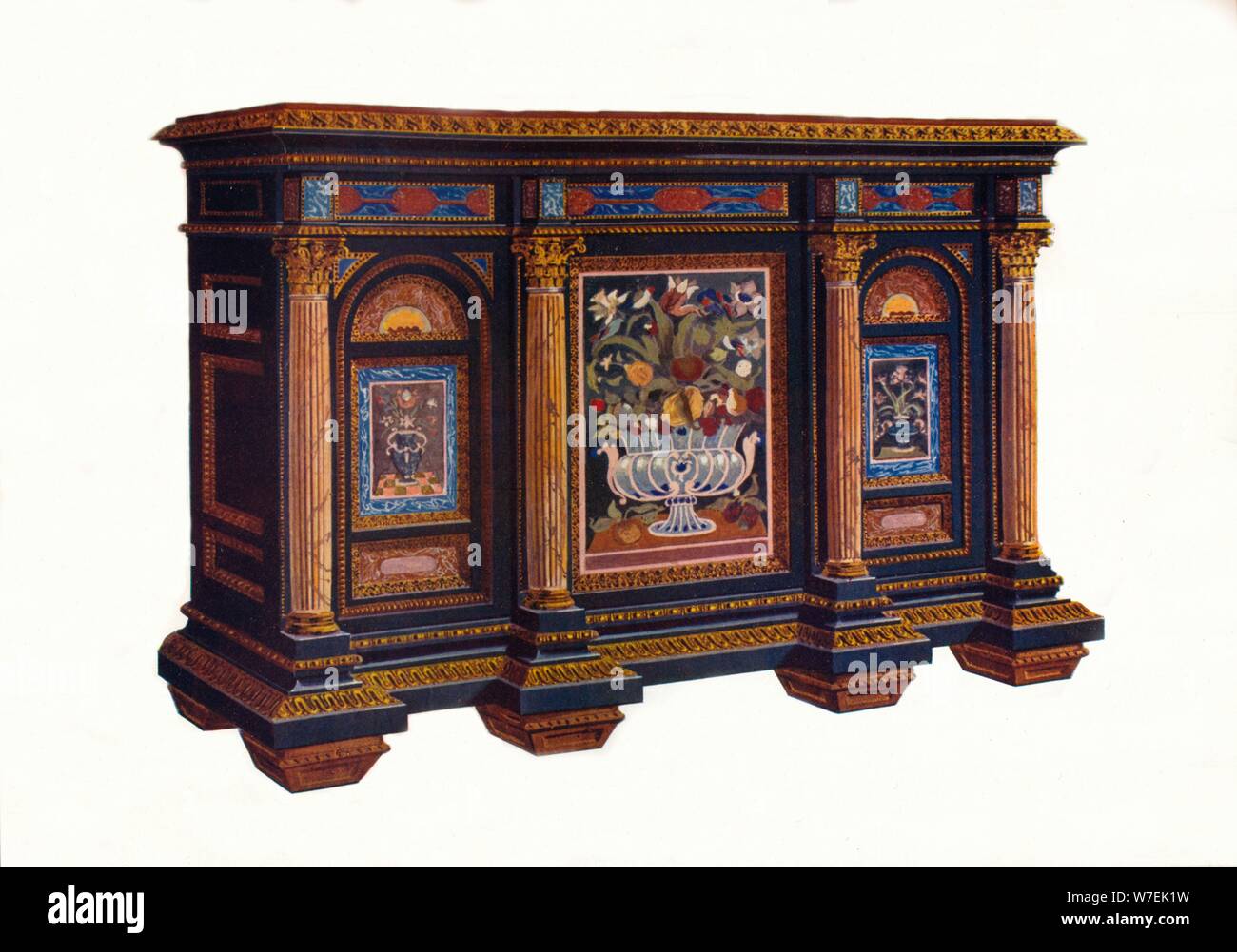 Cabinet français de la conception architecturale, c1792, (1905). Artiste : Inconnu Banque D'Images