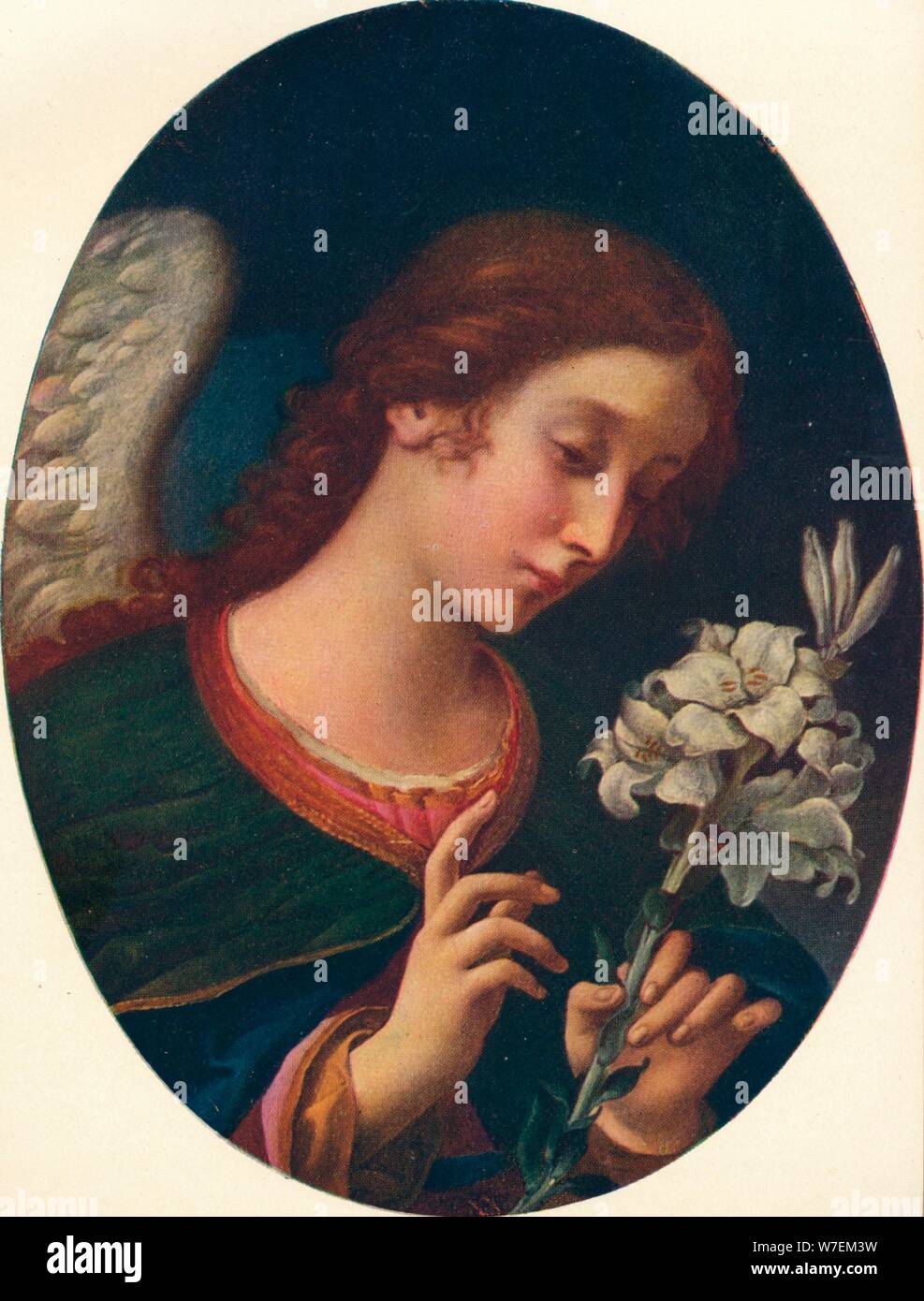 'Ange de l'Annonciation", 17e siècle. Artiste : Carlo Dolci. Banque D'Images