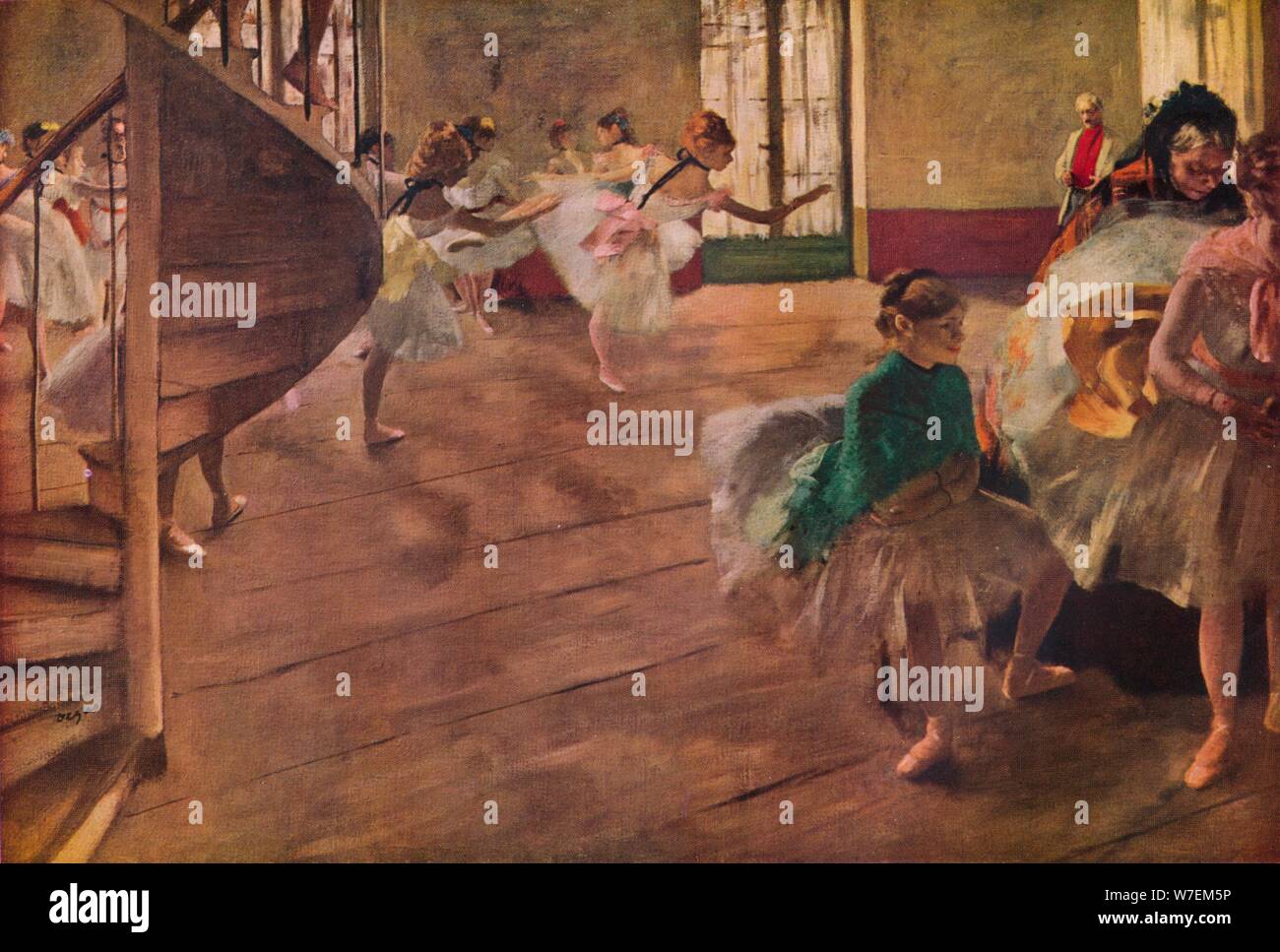 'La répétition', 1877. Artiste : Edgar Degas. Banque D'Images