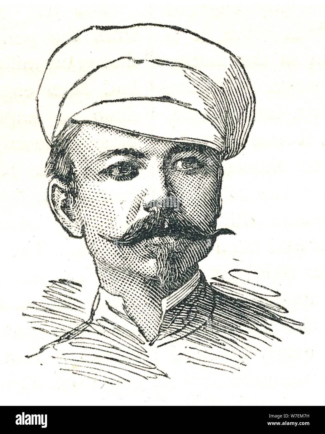 'Frederic Villiers, (1851-1922), artiste de guerre britannique et correspondant de guerre, 1893. Créateur : Inconnu. Banque D'Images