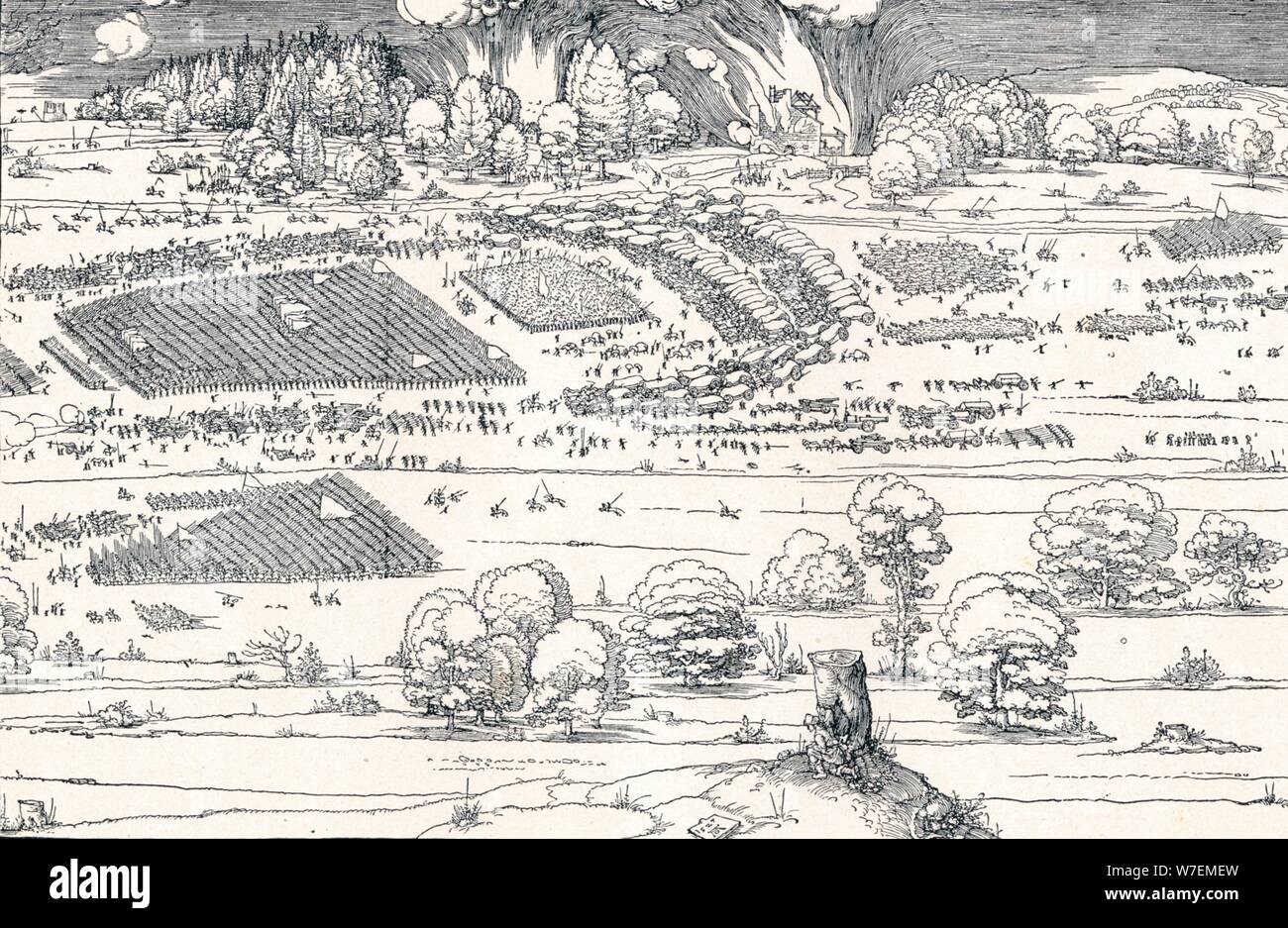 'Le siège d'une forteresse II', 1527 (1906). Artiste : Albrecht durer. Banque D'Images