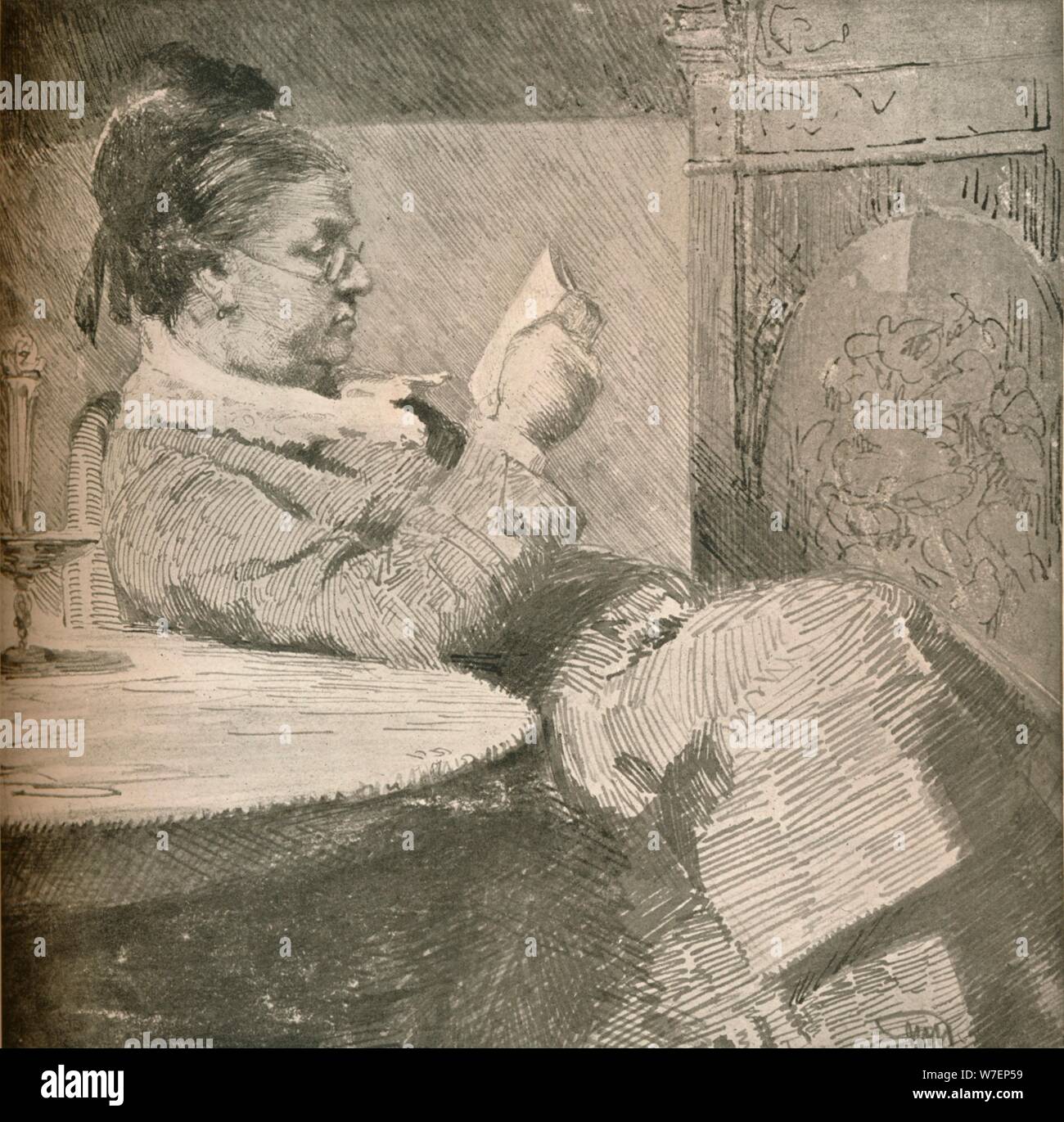 'Portrait de la Mère de l'artiste', c1912. Artiste : Hans Nikolaj Hansen. Banque D'Images