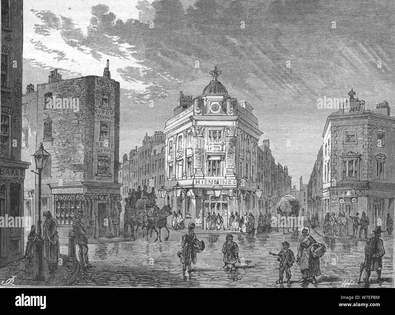 Seven Dials, 1870 (1897). Artiste : Inconnu. Banque D'Images