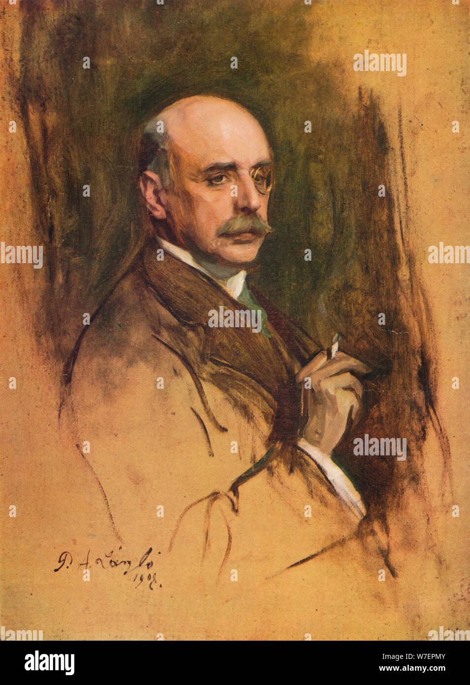 'Charles Holme : fondateur et premier rédacteur du Studio', 1908. Artiste : Philip un de Laszlo. Banque D'Images