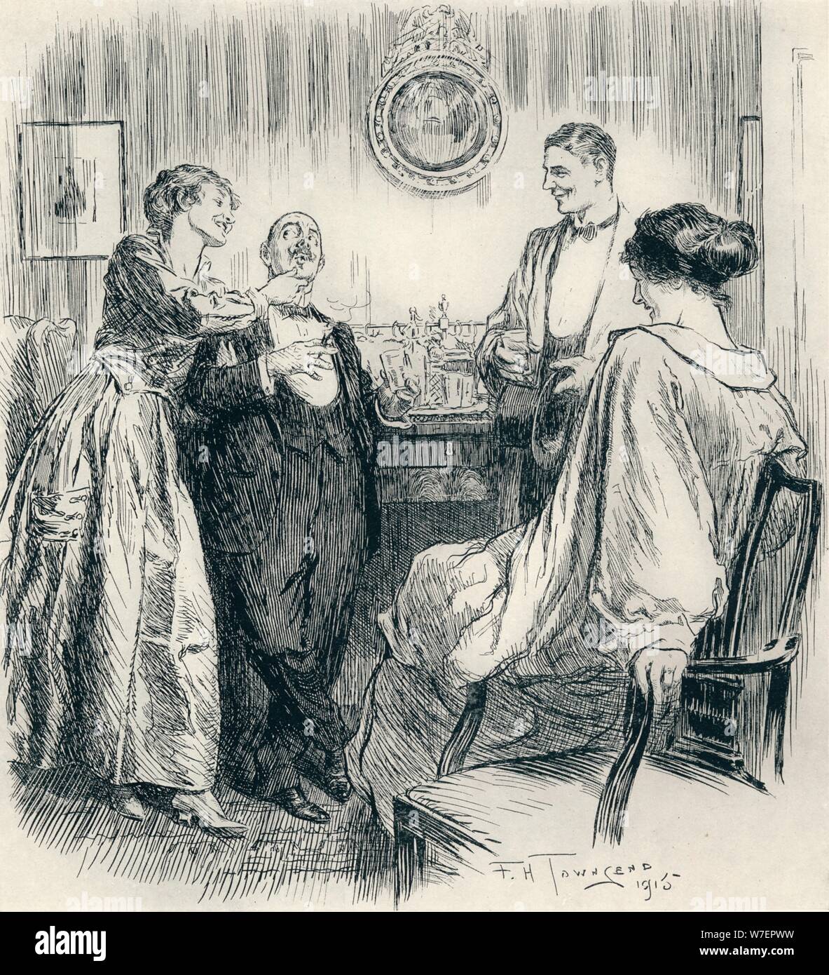 Juillet 1915 - Stage "Six", c1920. Artiste : Frederick Henry Townsend. Banque D'Images