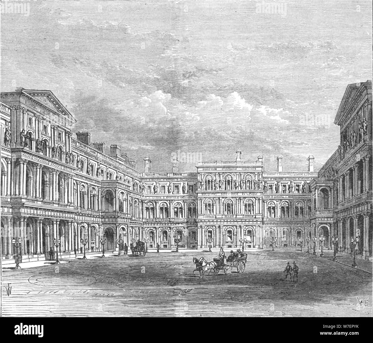 Le nouveau bureau à l'étranger, 1897. Artiste : Inconnu. Banque D'Images