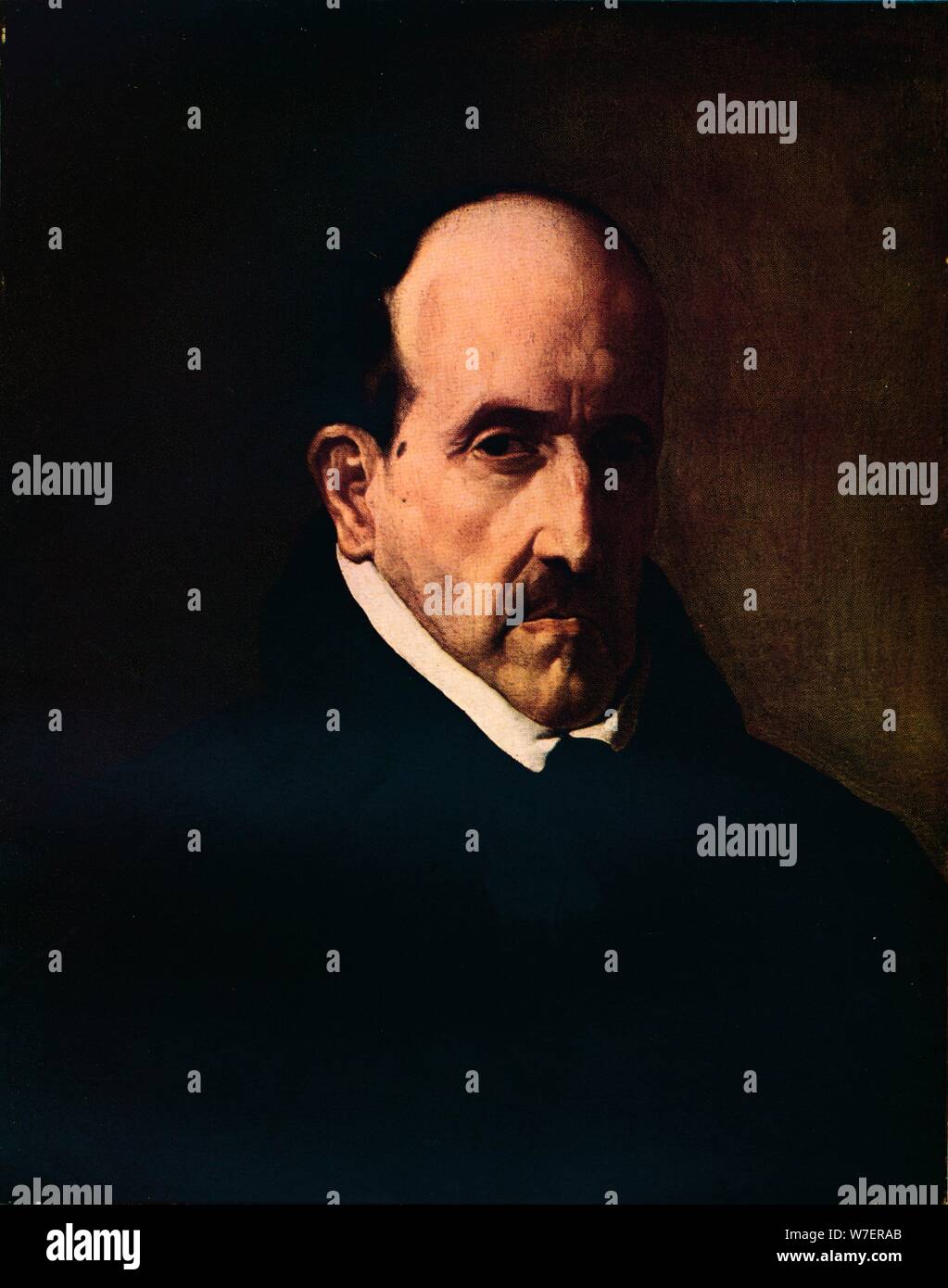 'Portrait de Don Luis de Gongora", 1622 (1931). Artiste : Diego Velasquez. Banque D'Images 'Portrait de Don Luis de Gongora", 1622 (1931). Artiste : Diego Velasquez. Banque D'Images