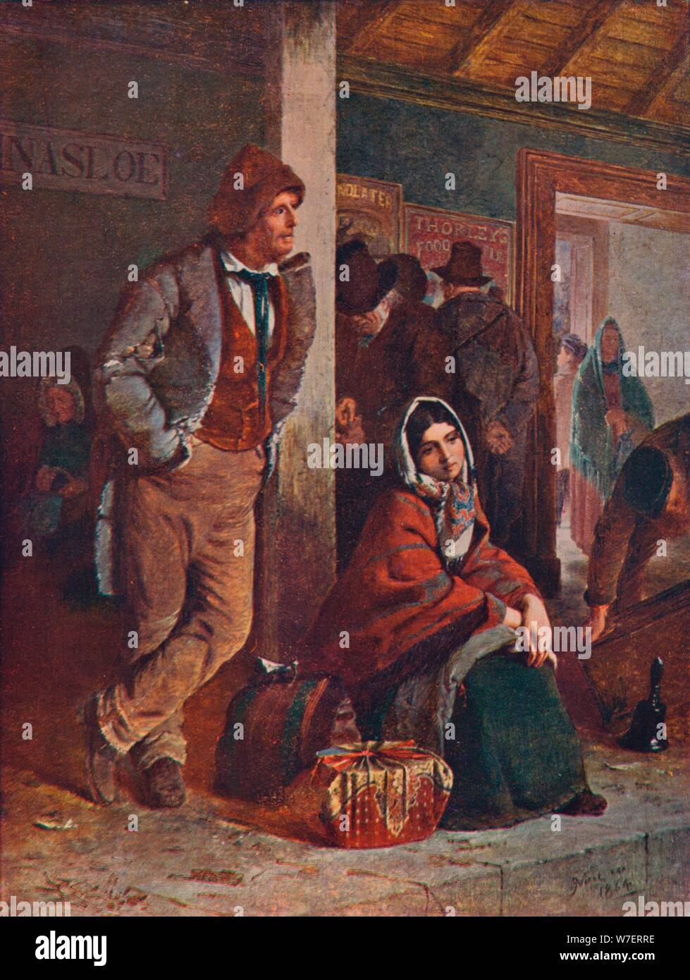 "Les émigrés", 1864 (1906). Artiste : Inconnu. Banque D'Images