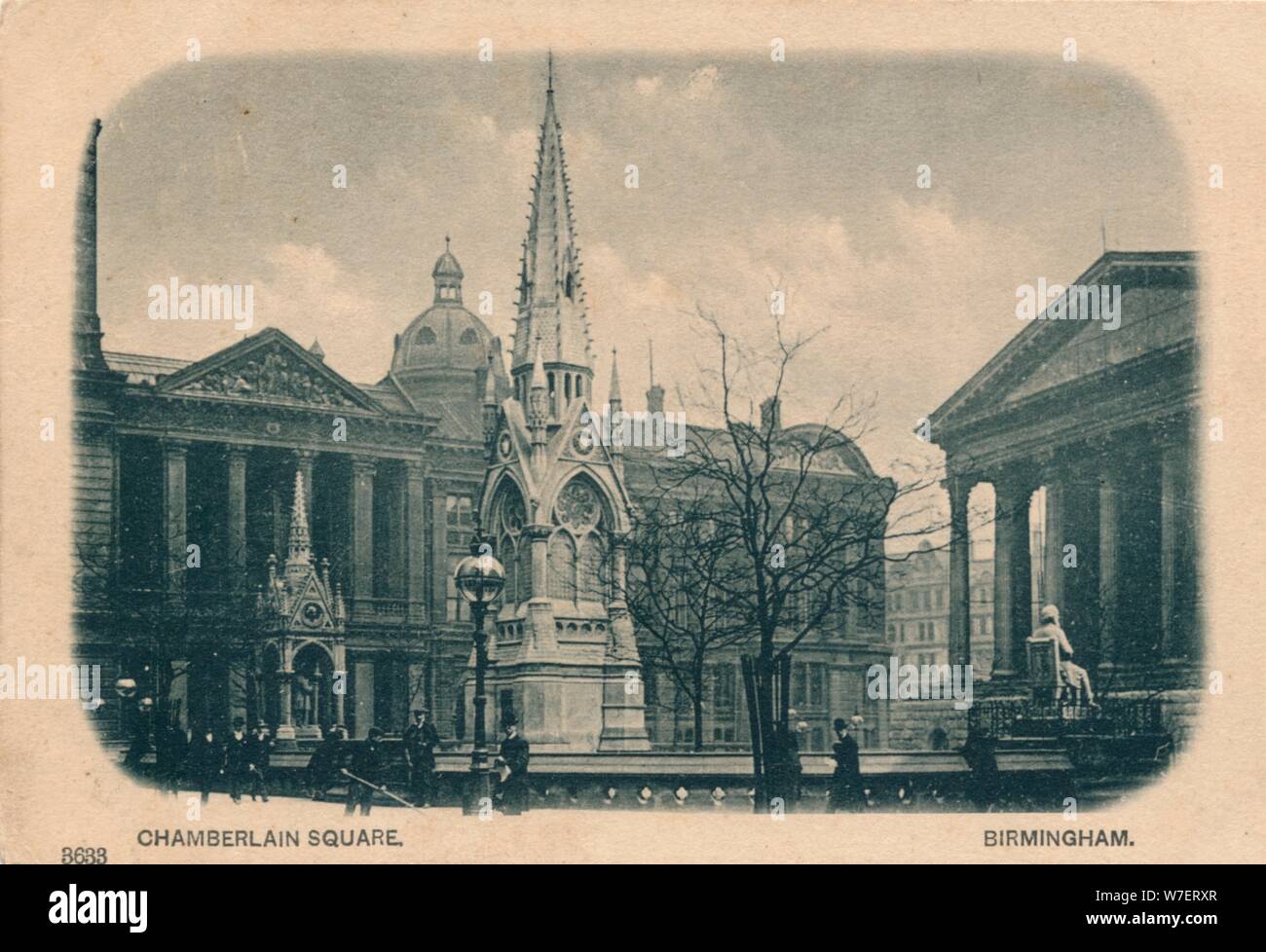 Chamberlain Square, Birmingham, c1905. Artiste : Inconnu. Banque D'Images