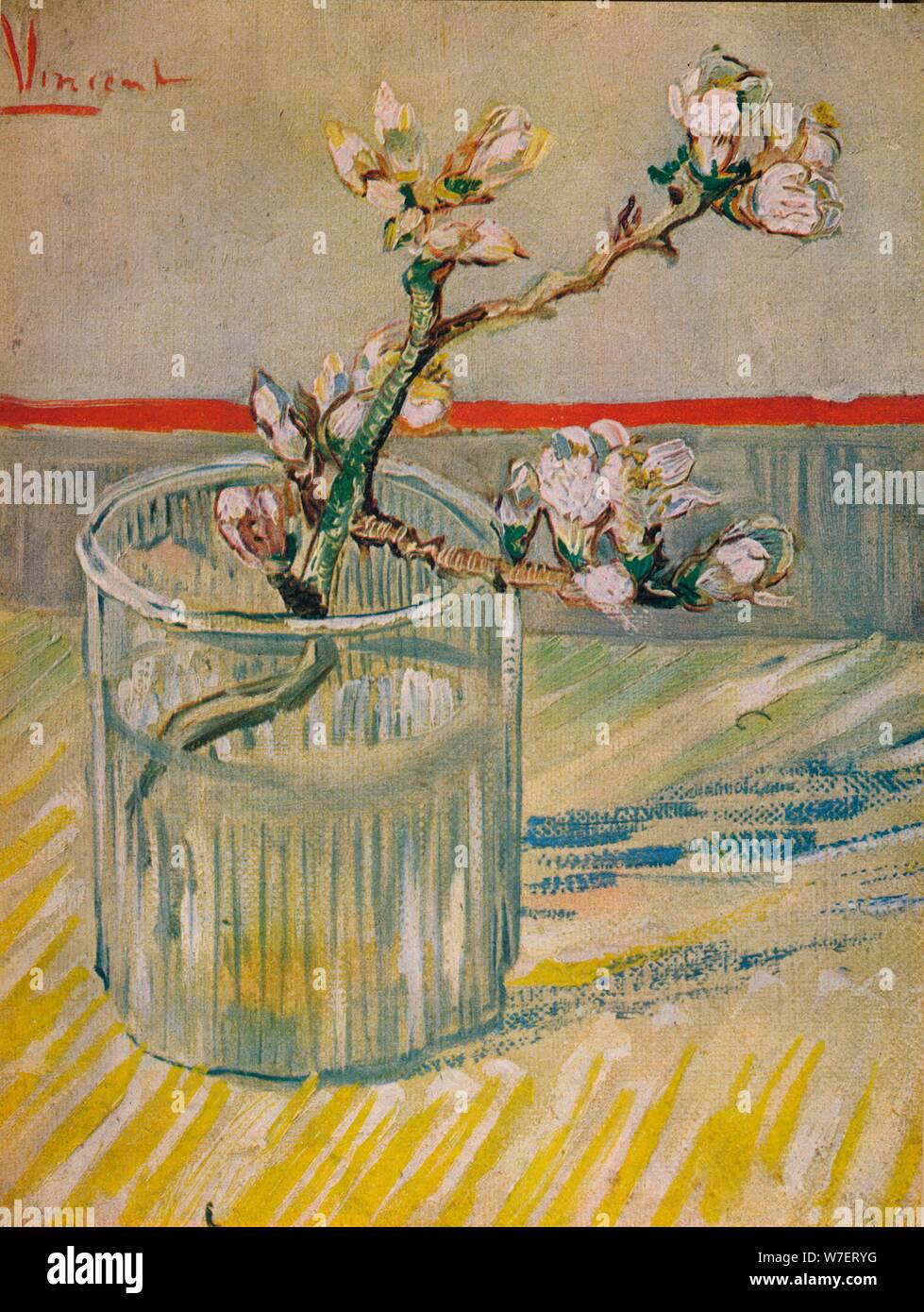 'Tige Fleurie D'Amandier", 1888. Artiste : Vincent van Gogh. Banque D'Images