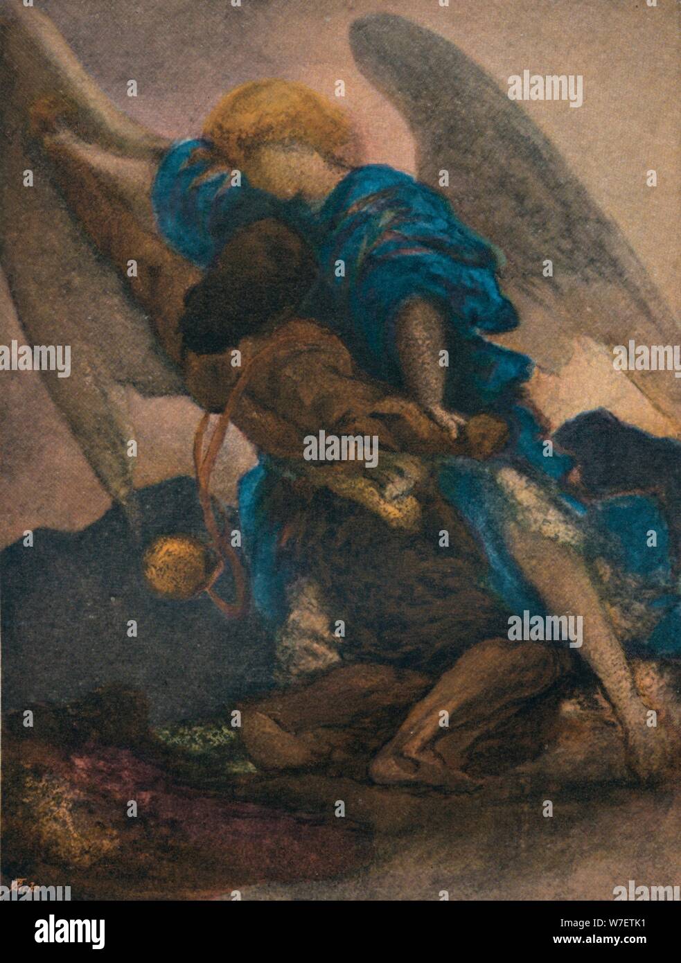 Tobie et l'ange '', c1886. Artiste : Frederic Leighton. Banque D'Images