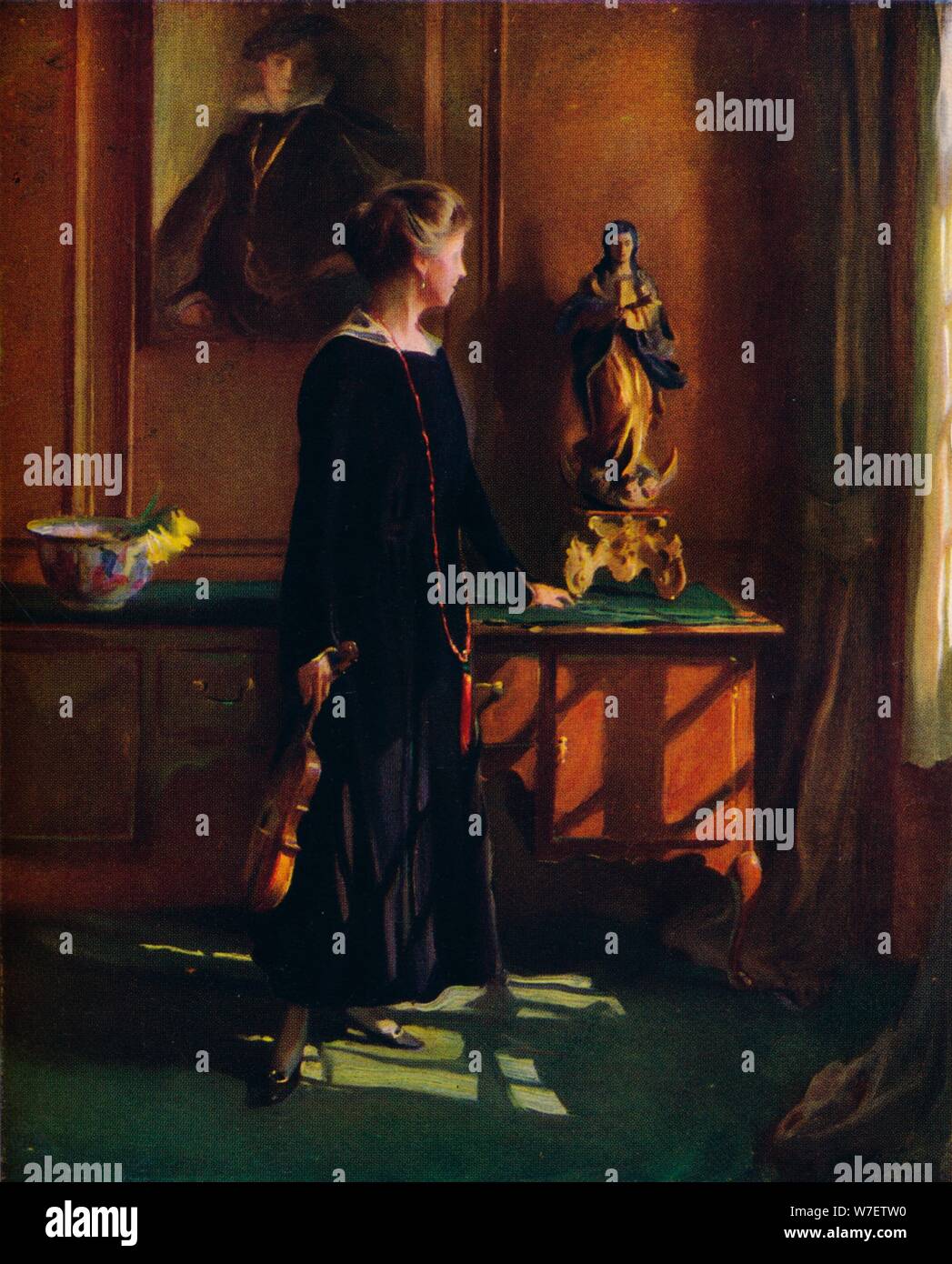 'Lucy de Laszlo, la femme de l'artiste', 1919. Artiste : Philip un de Laszlo. Banque D'Images