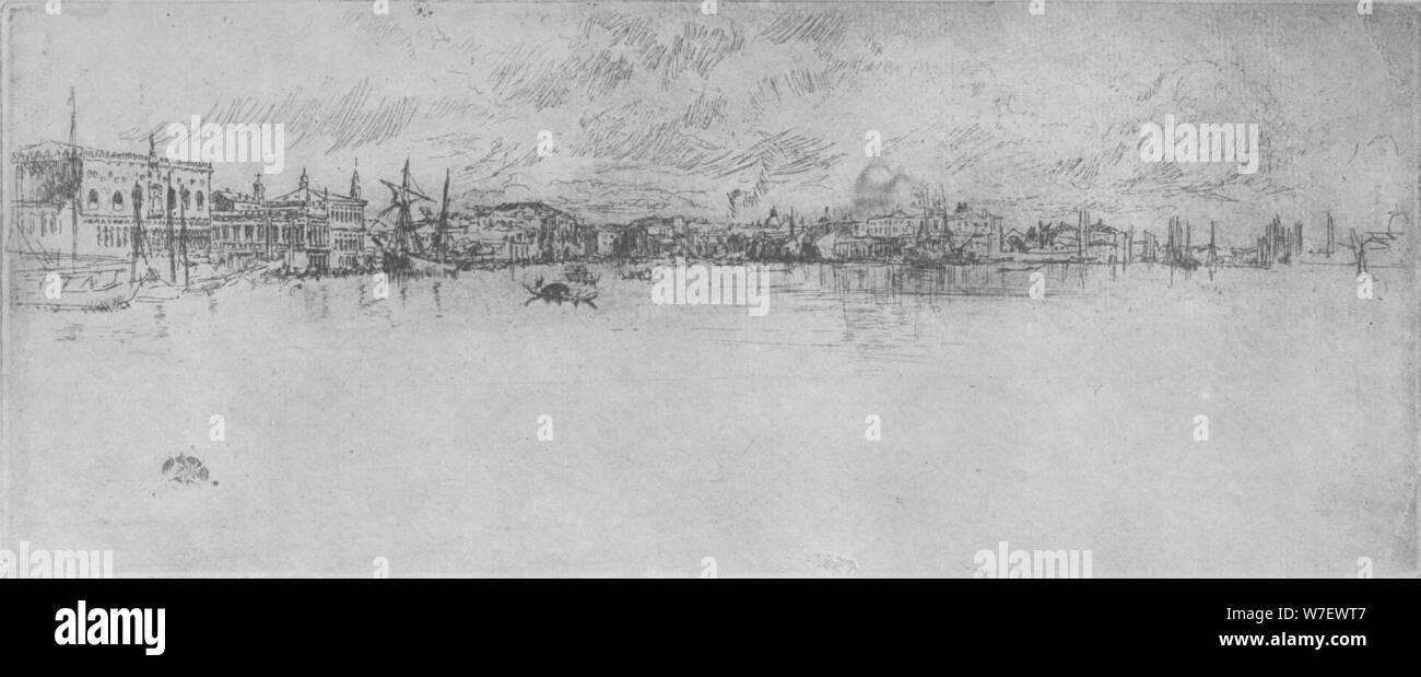 La 'Venise', c1880, (1904). Artiste : James Abbott McNeill Whistler. Banque D'Images