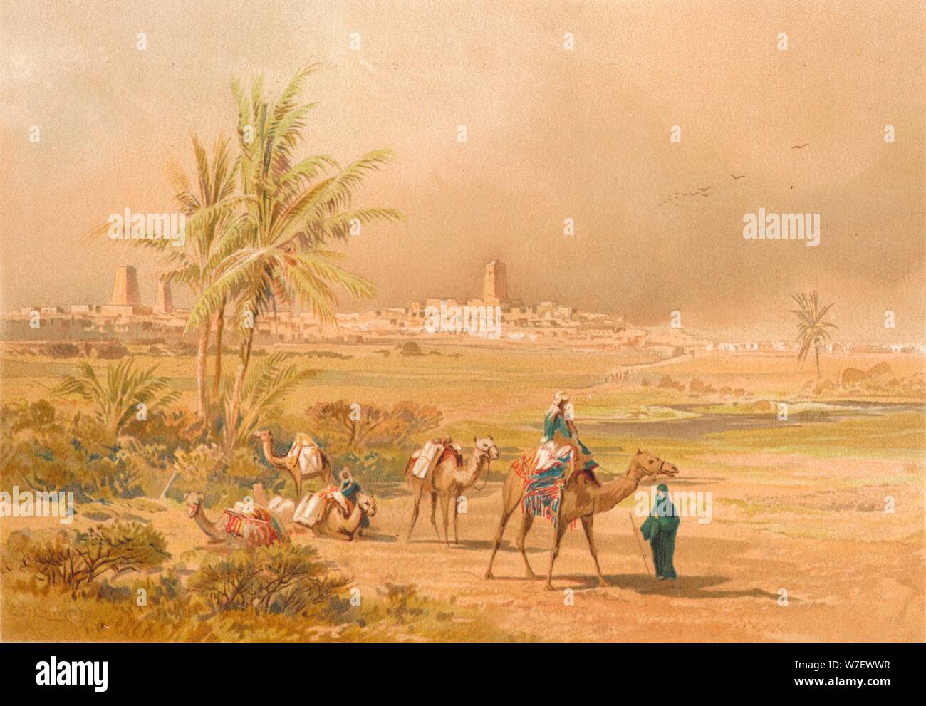 'Tombouctou', c1852, (1903). Artiste : Johann Martin Bernatz. Banque D'Images
