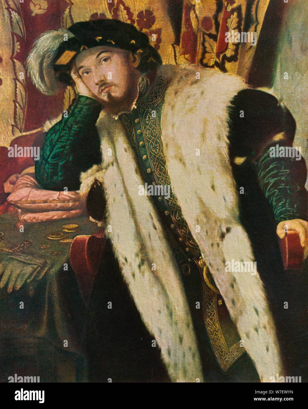 'Portrait d'un jeune homme", 1540, (1909). Artiste : Moretto da Brescia. Banque D'Images