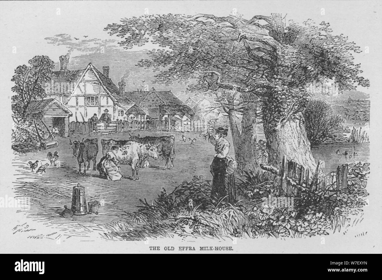 "L'ancien l'Effra Milk House', c1880, (1912). Artiste : Inconnu. Banque D'Images