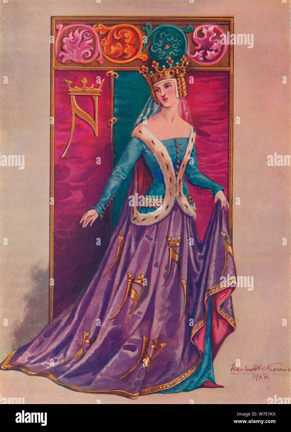 'Une noble dame', 1927. Artiste : Herbert Norris. Banque D'Images