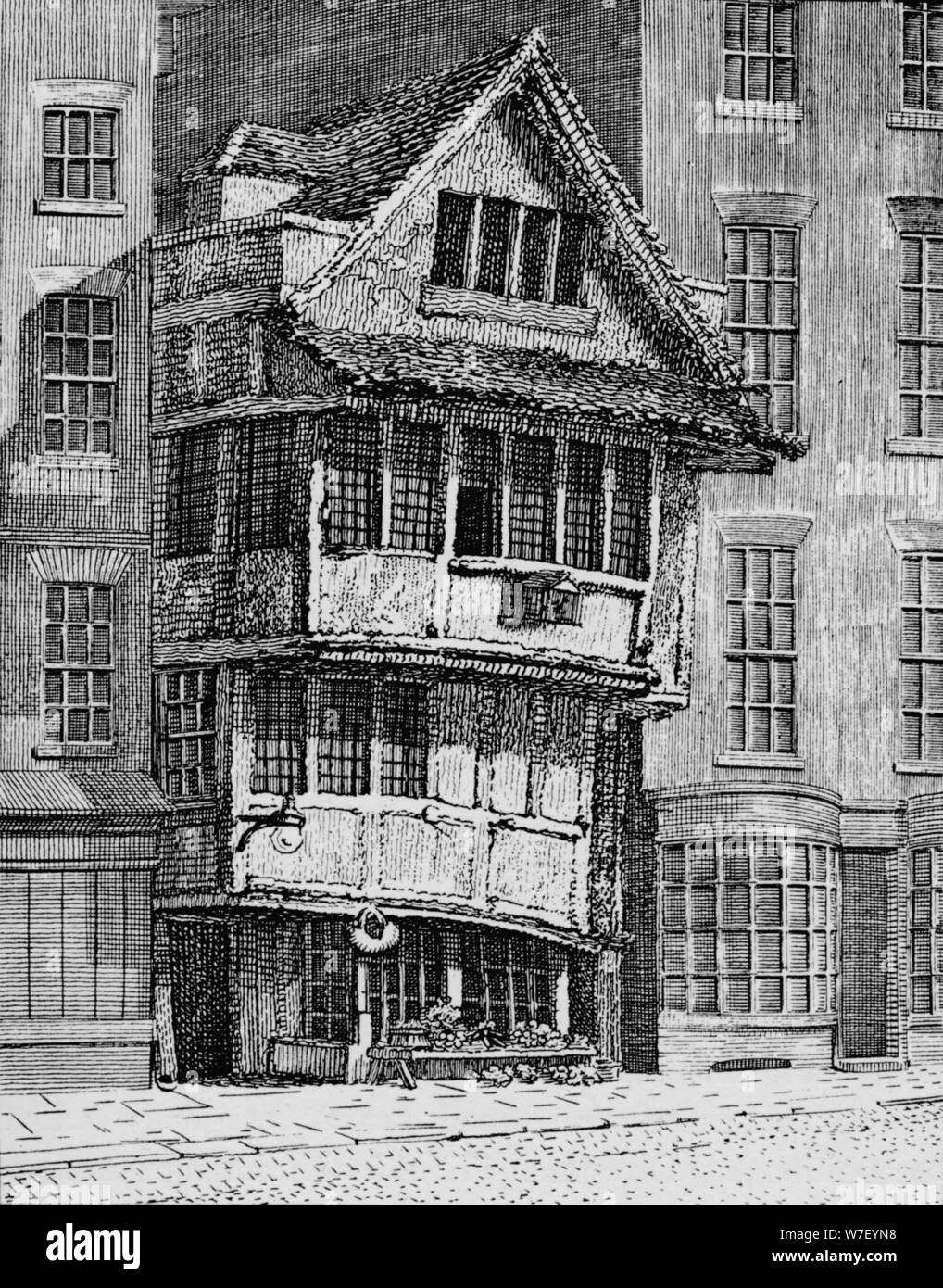 La Vieille Fontaine au Minories, City of London, c1798 (1906). Artiste : Inconnu. Banque D'Images