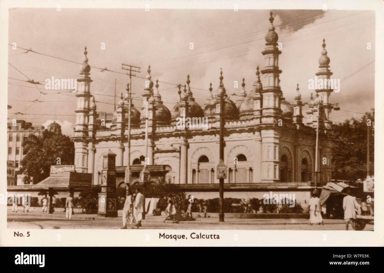 'Mosque - Calcutta', c1900. Artiste : Inconnu. Banque D'Images