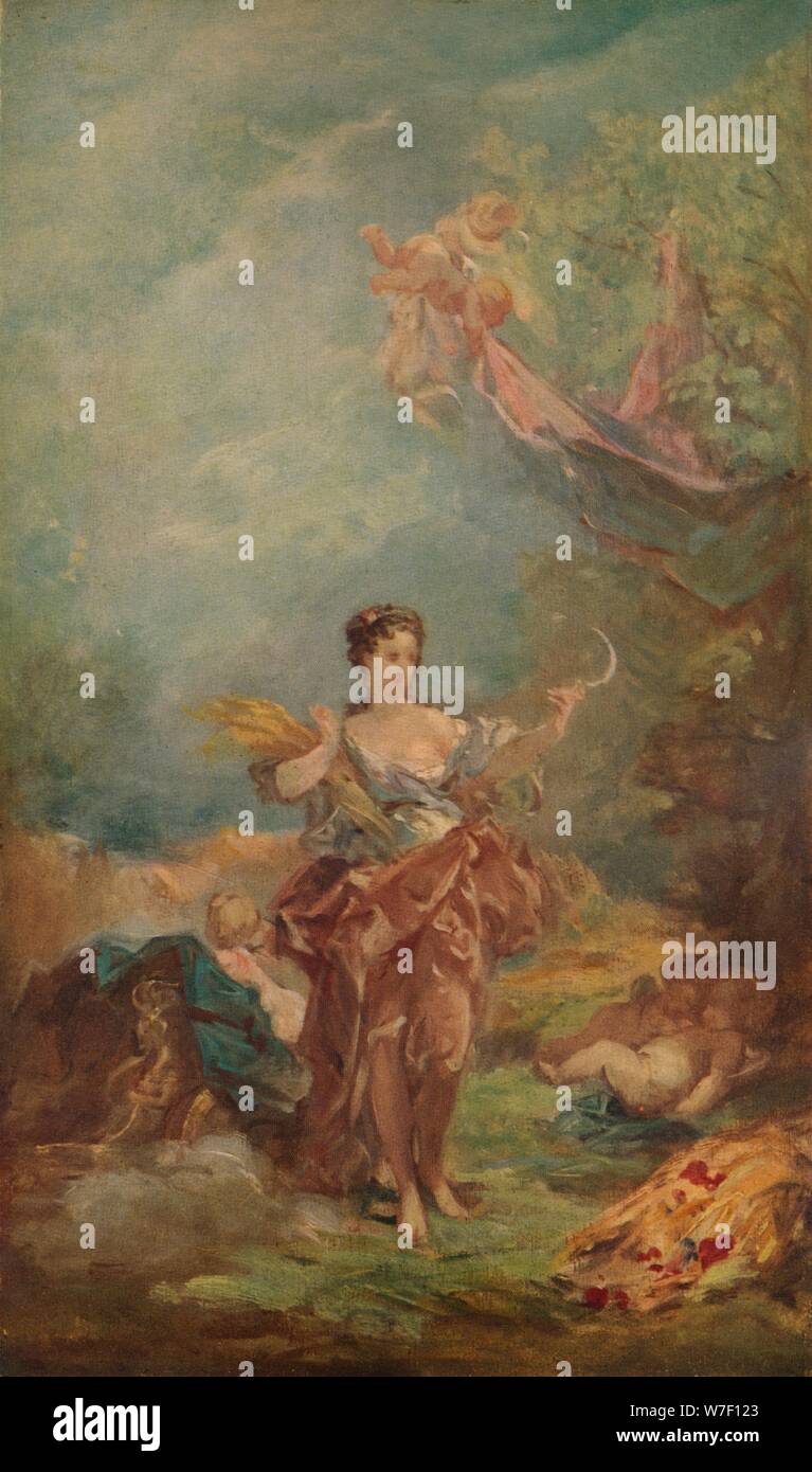 'Autumn', c1802, (1938). Artiste : Marguerite Gérard. Banque D'Images