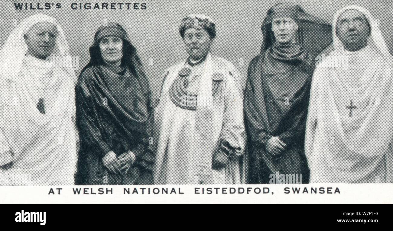 'À L'Eisteddfod National du Pays de Galles, Swansea', 1926 (1937). Artiste : Inconnu. Banque D'Images