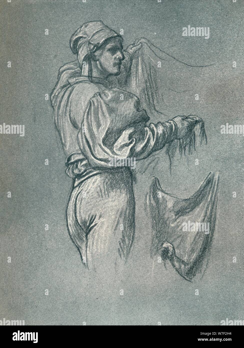 "Étude des arts de l'Industrie en étant appliqué à la guerre", c1870, (1897). Artiste : Frederic Leighton. Banque D'Images