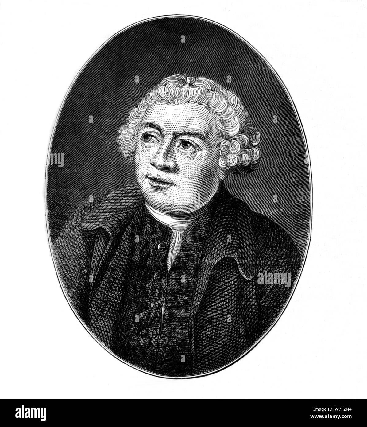 Samuel Foote, dramaturge anglais, l'acteur et directeur de théâtre, c1875 (1878). Artiste : Inconnu. Banque D'Images