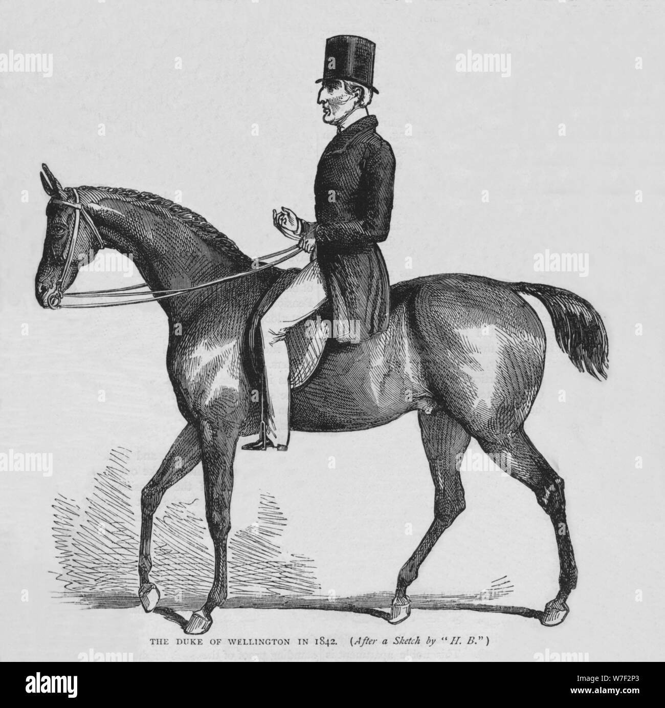 Le duc de Wellington, c1842 (1878). Artiste : Inconnu. Banque D'Images