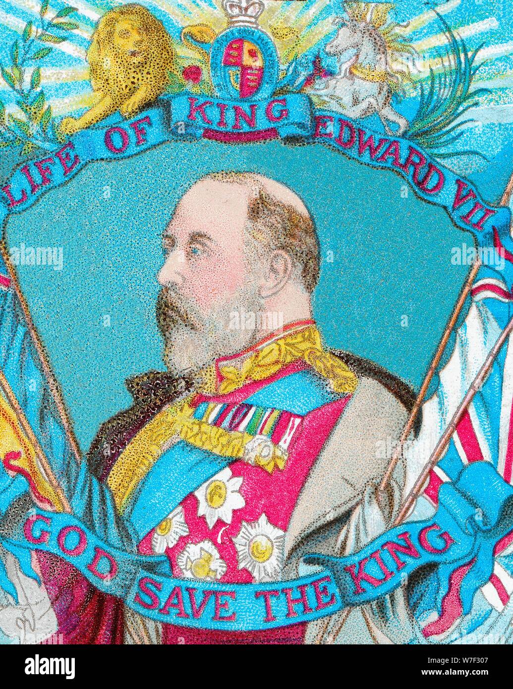 "La vie du roi Édouard VII : God save the King', c1902. Artiste : Inconnu. Banque D'Images