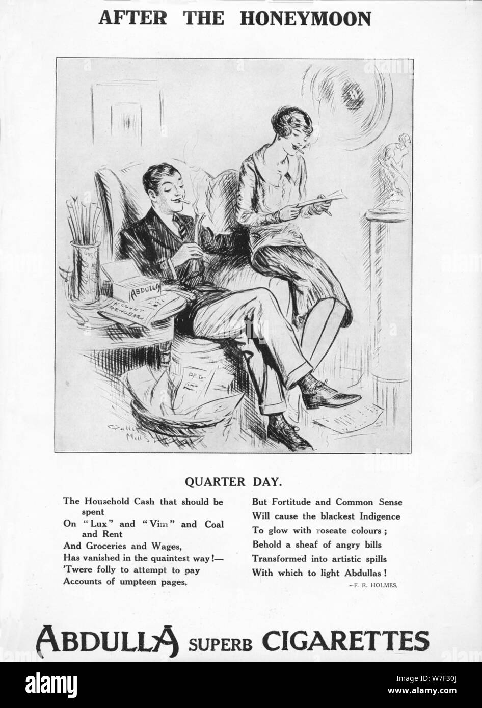 'Après la lune de miel - quart de jour', 1927. Artiste : Inconnu. Banque D'Images