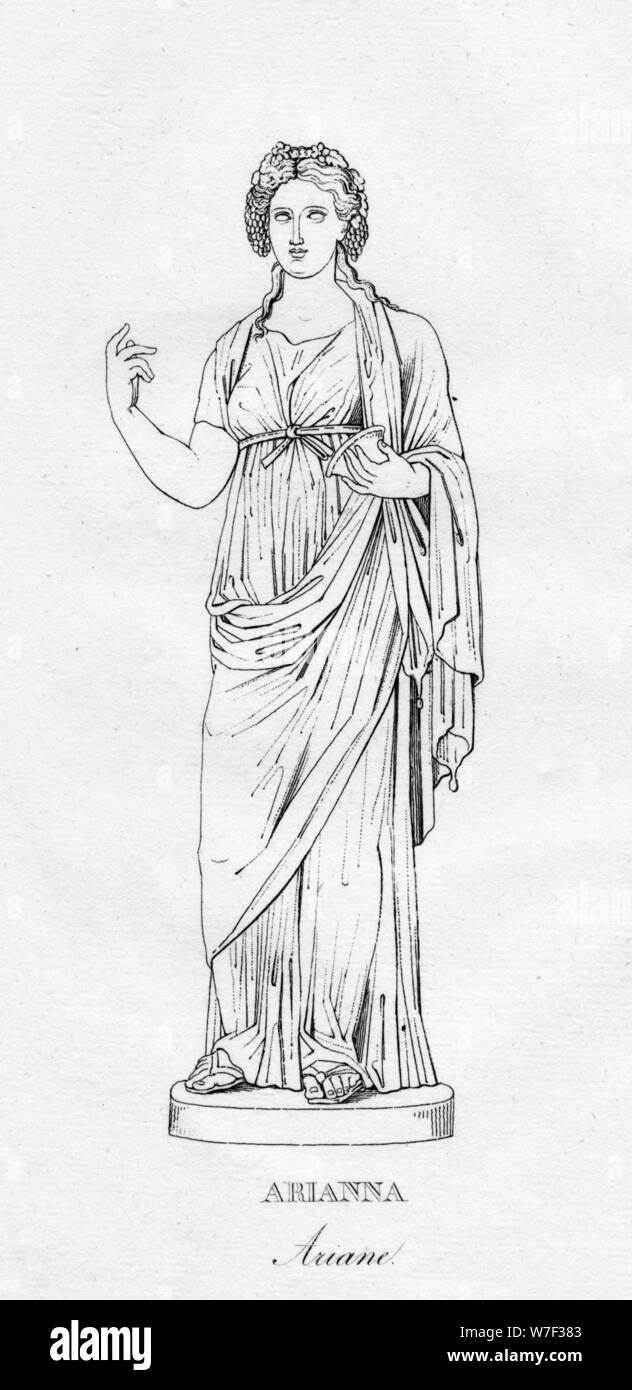'Arianna (Ariane)', c1850. Artiste : Inconnu. Banque D'Images