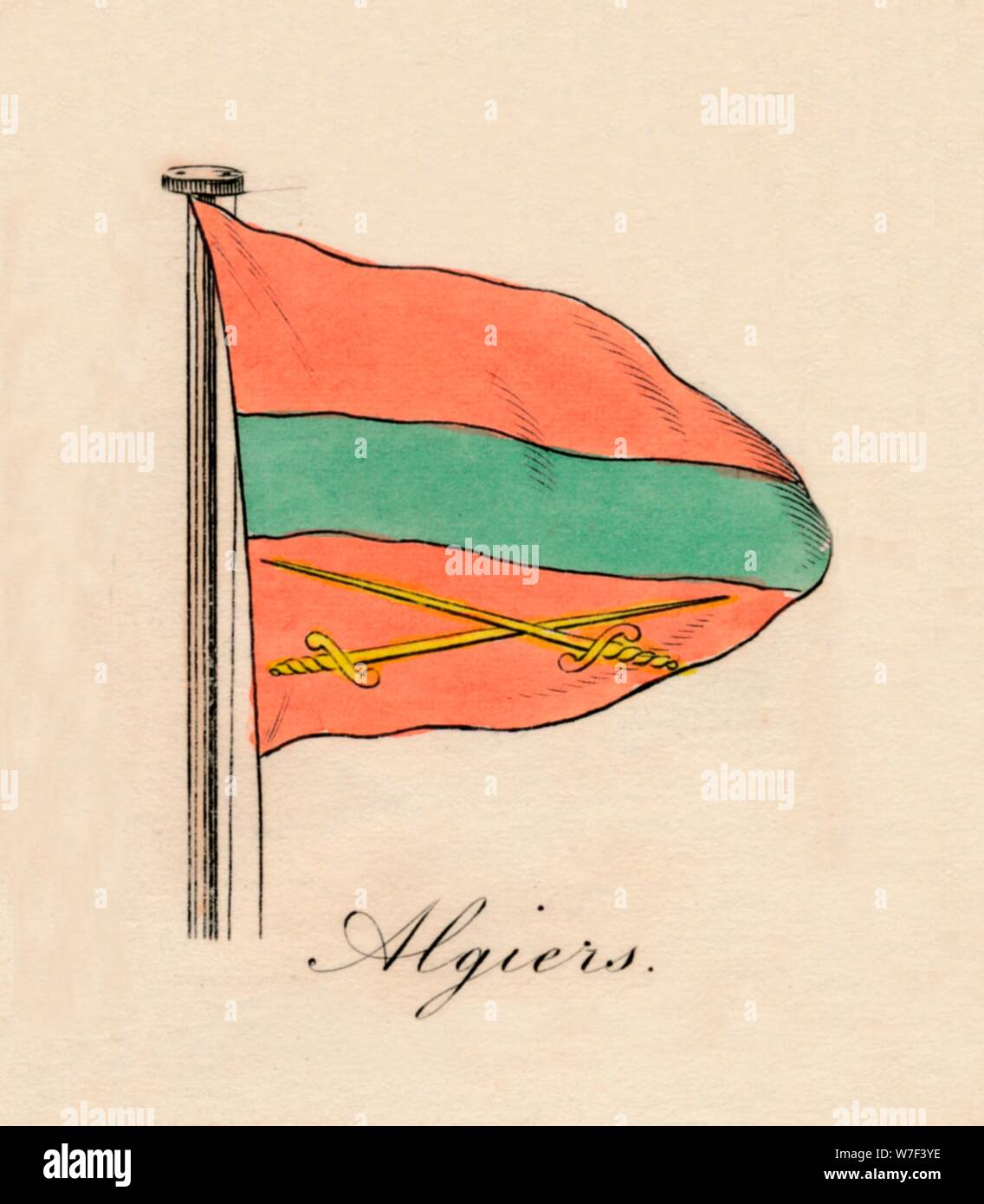 'Alger', 1838. Artiste : Inconnu. Banque D'Images