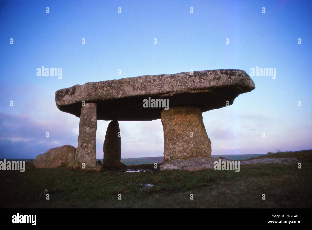 Lanyon Quoit, Cornwall, 20e siècle. Artiste : CM Dixon. Banque D'Images